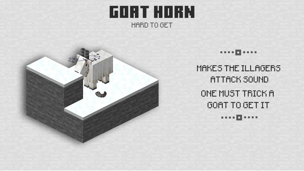 Goat Horn in MCPE