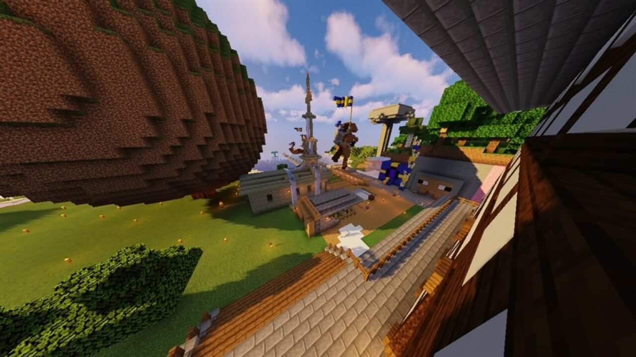 Spawn in PewDiePie MCPE Map