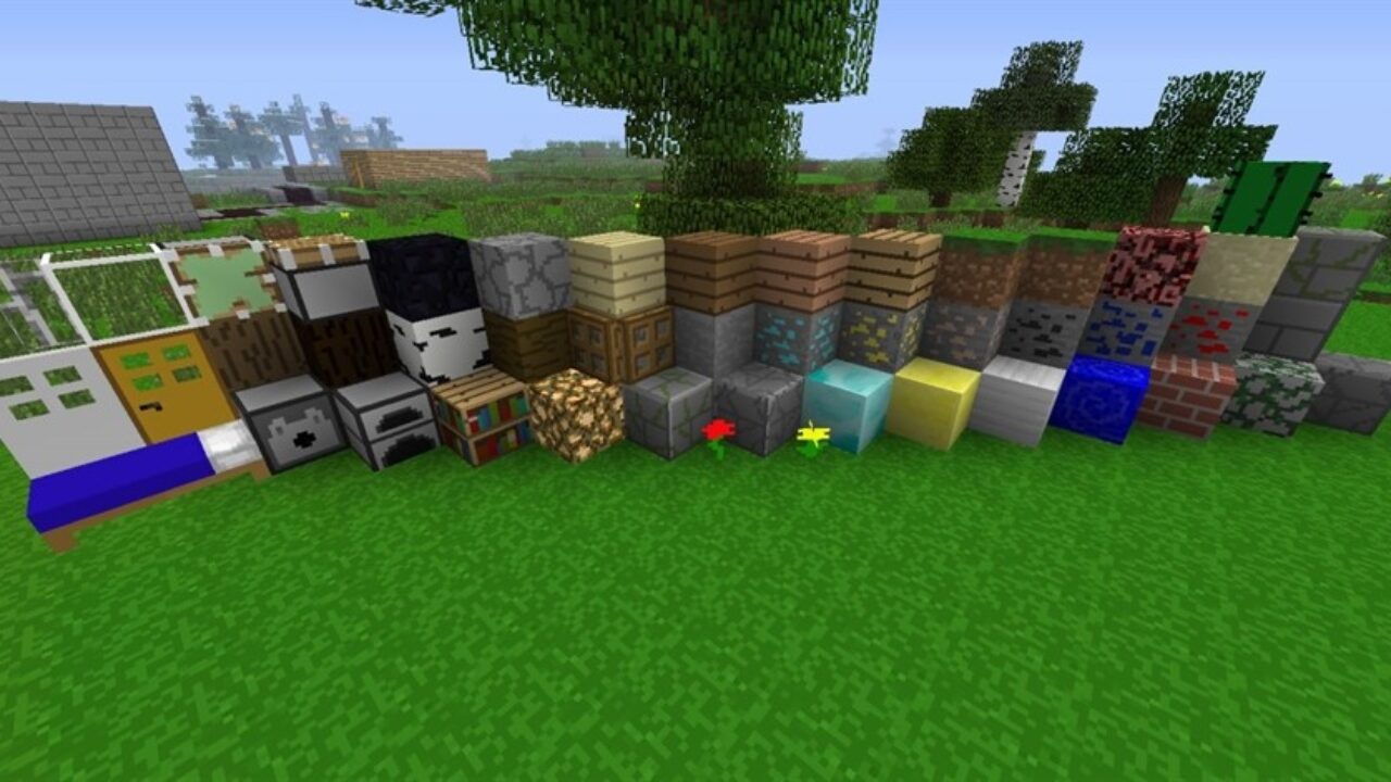 Fancy-looking game in PVP MCPE Texture Pack