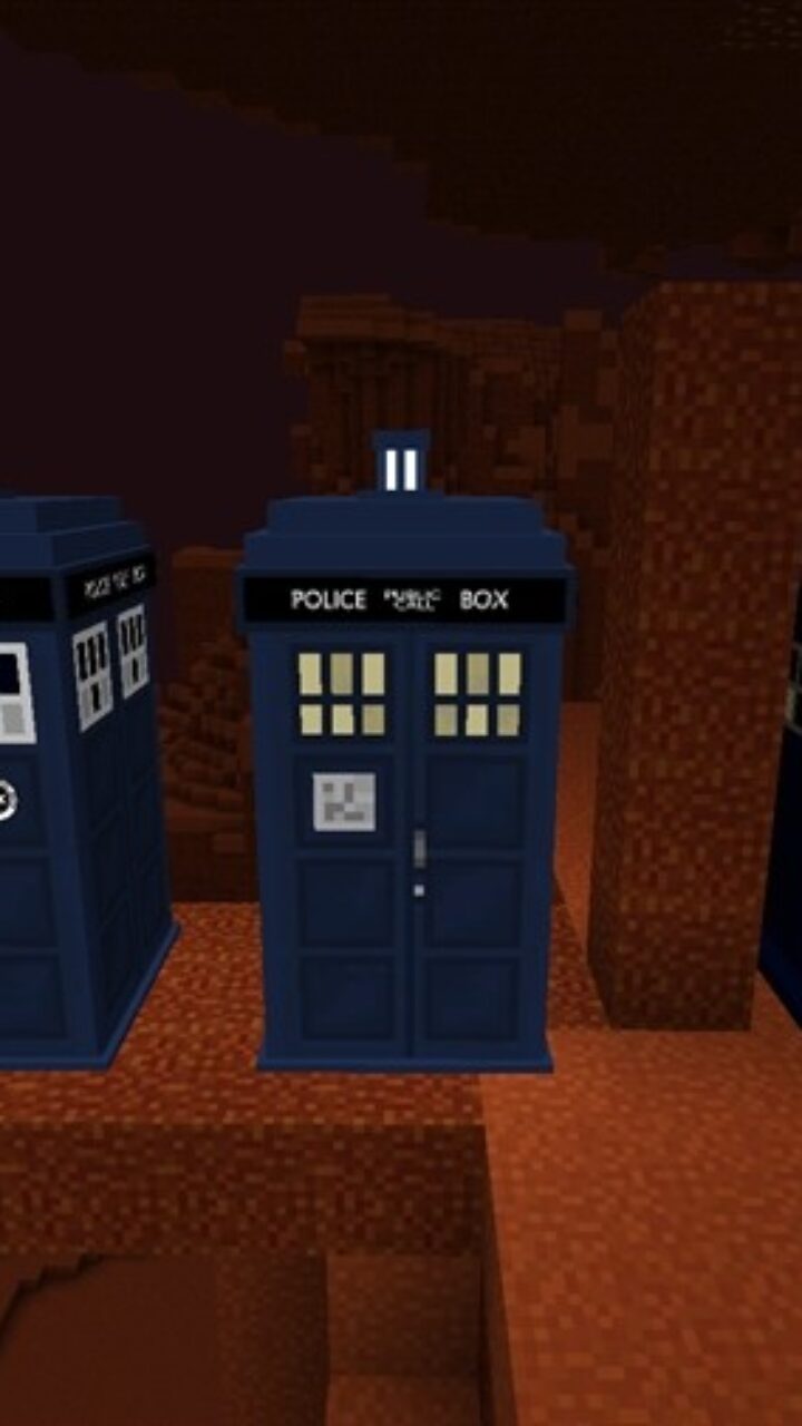 Features of Doctor Who MCPE Mod