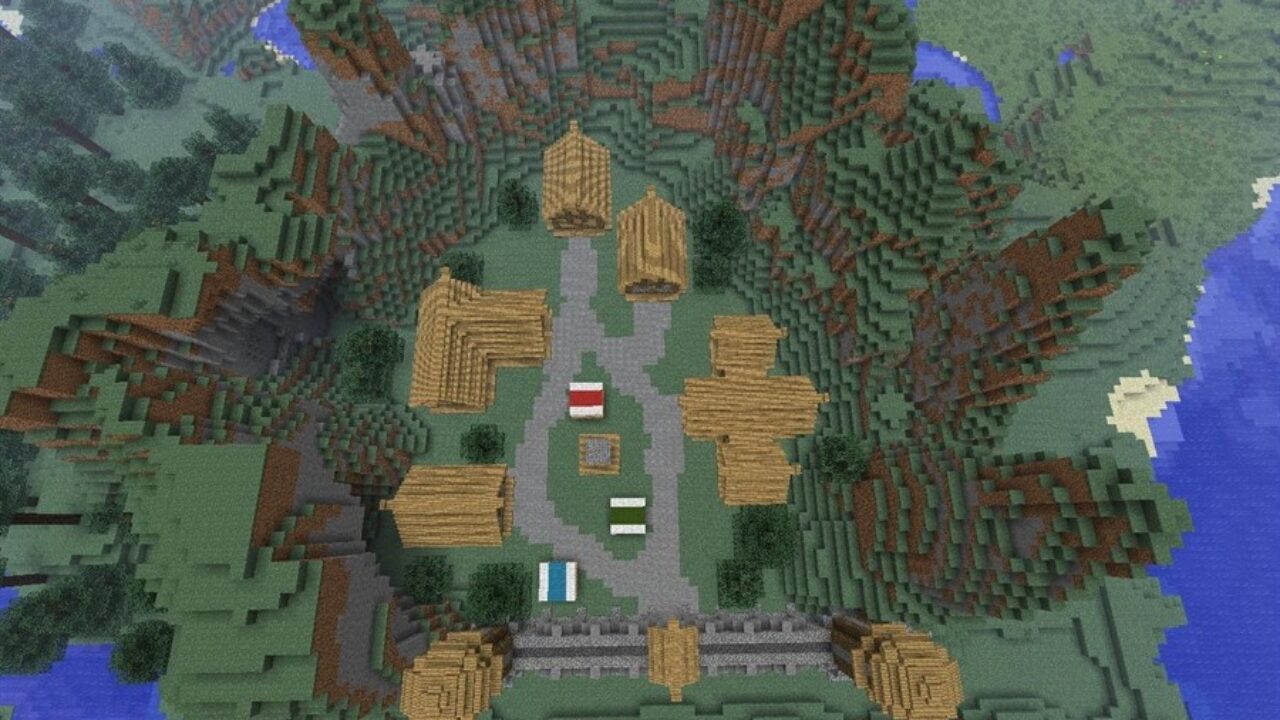 City in Roleplay MCPE Map