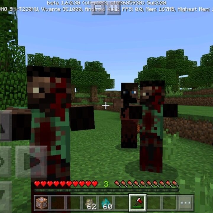 Crafting Dead Mod for Minecraft PE