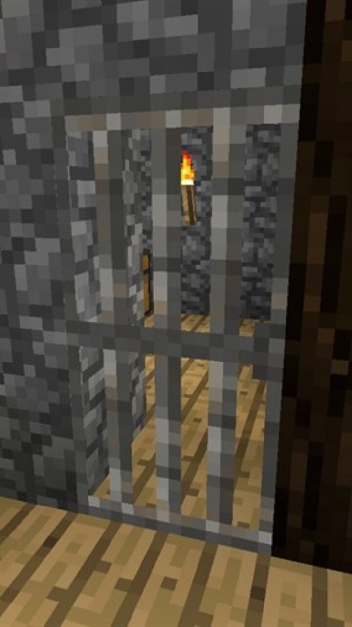 Iron Bar Door MCPE Mod