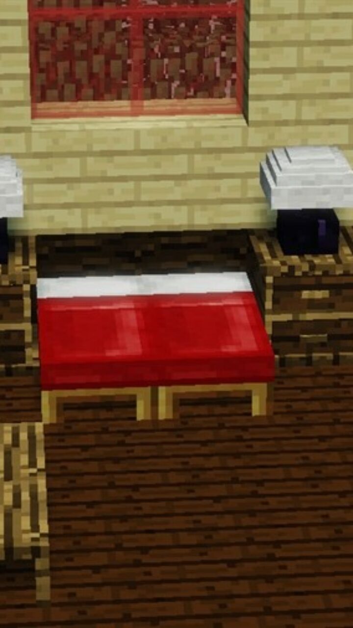 Furniture in Kitchen MCPE Mod