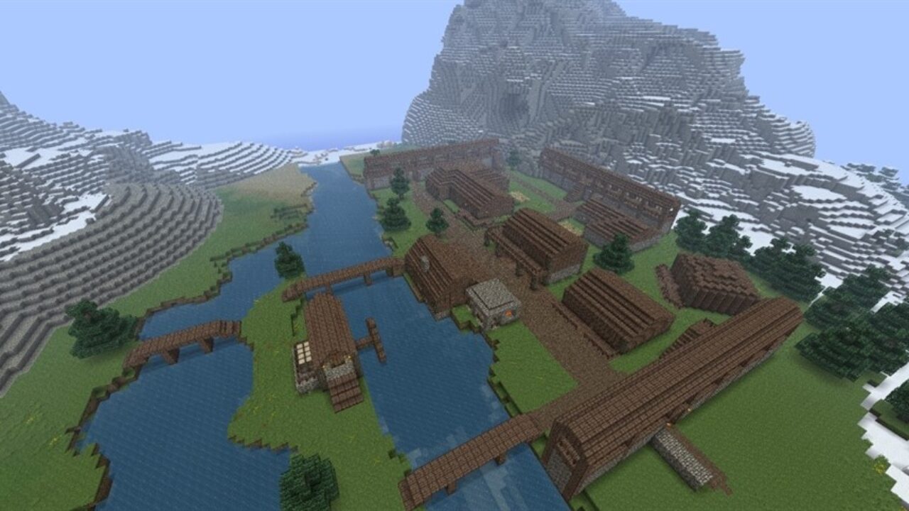 Village in Roleplay MCPE Map