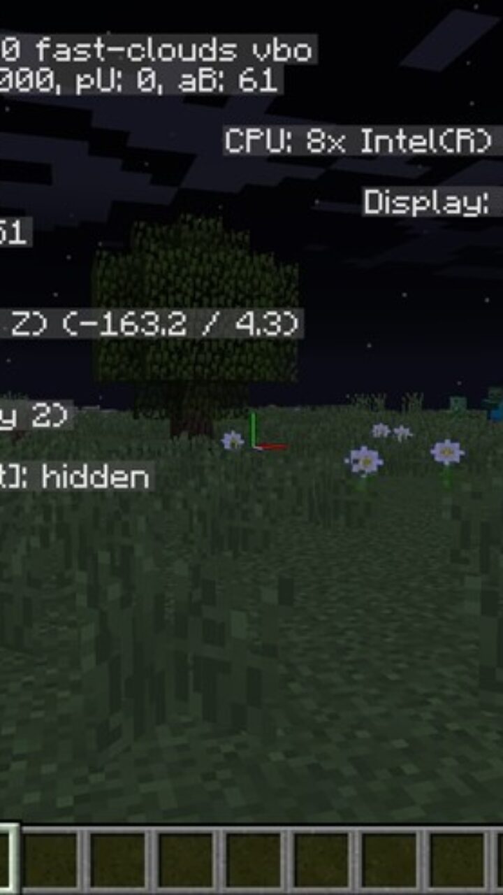 Coordinates MCPE Mod