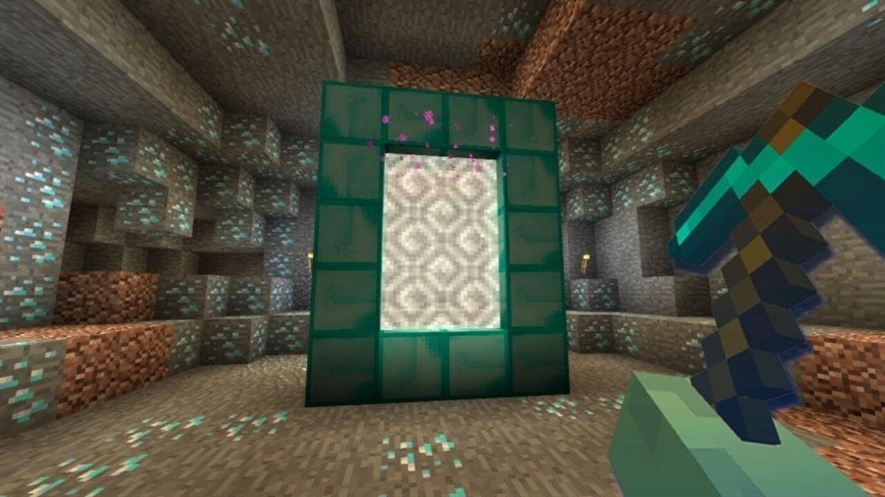 Diamond Portal Mod for Minecraft PE