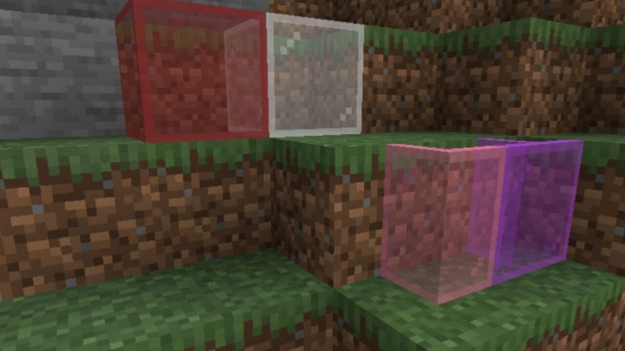 Glass from Connected Texture Pack for Minecraft PE