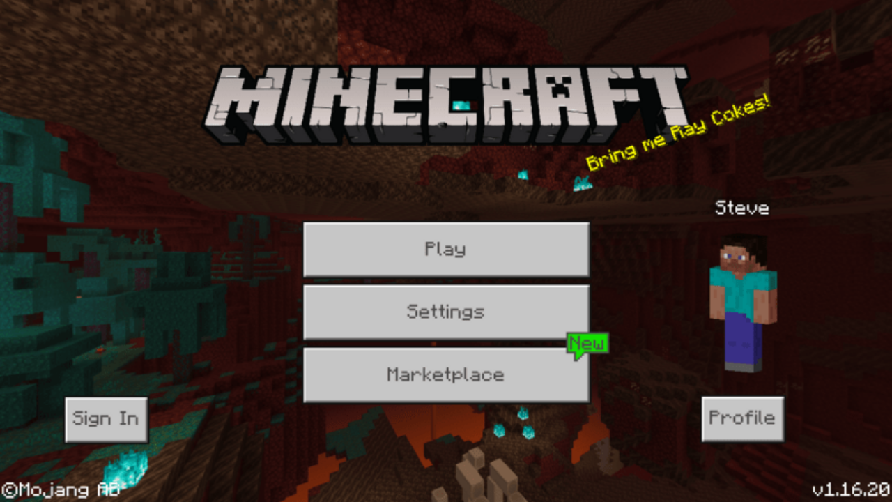 Minecraft PE 1.16.20