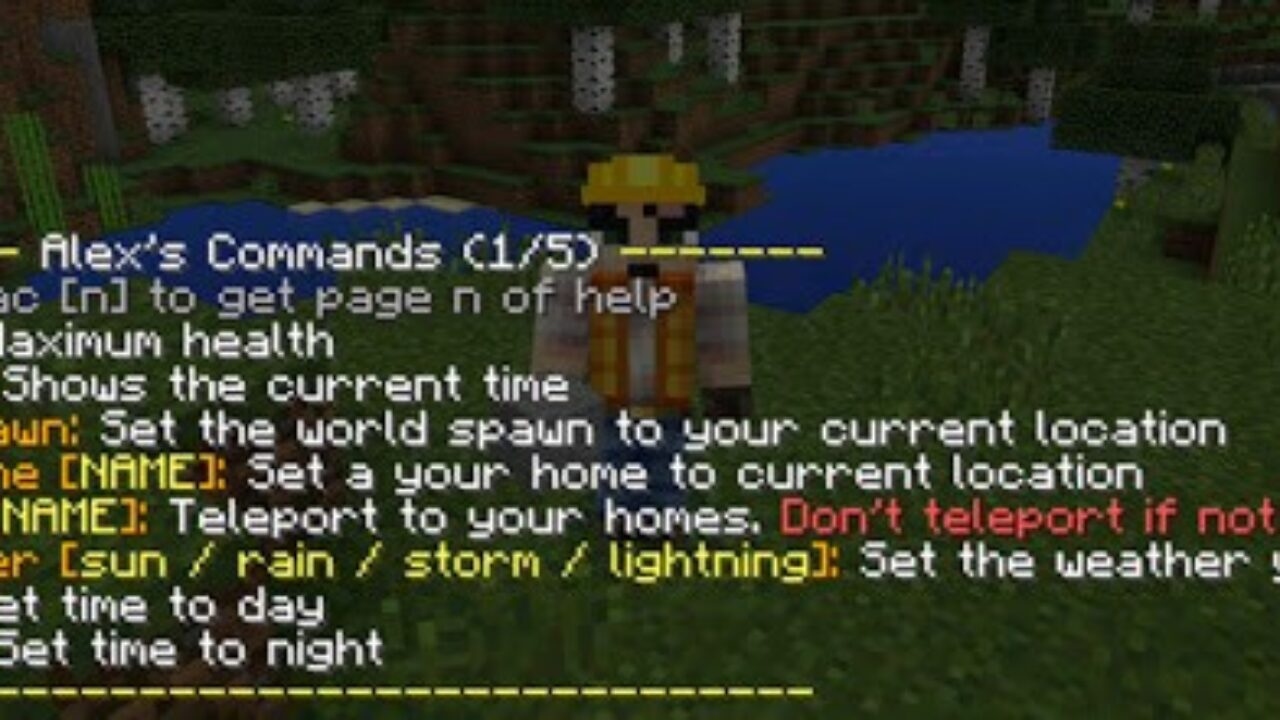 Commands Mod for Minecraft PE