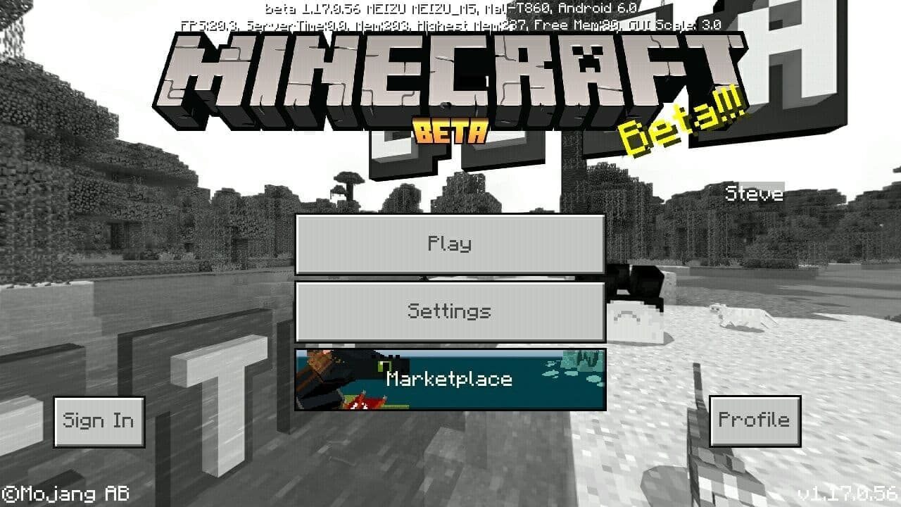 Minecraft PE 1.17.0.56