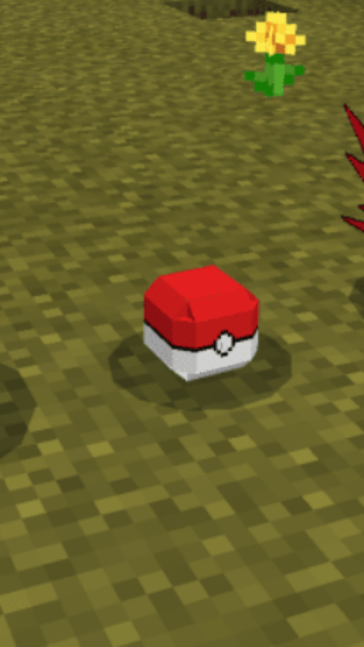 Pokemons from Pokemon Mod for Minecraft PE