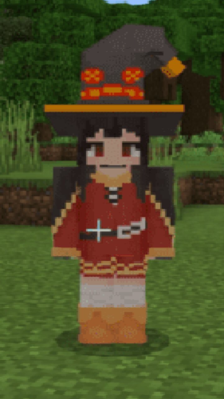 Girl from Waifus Mod for Minecraft PE