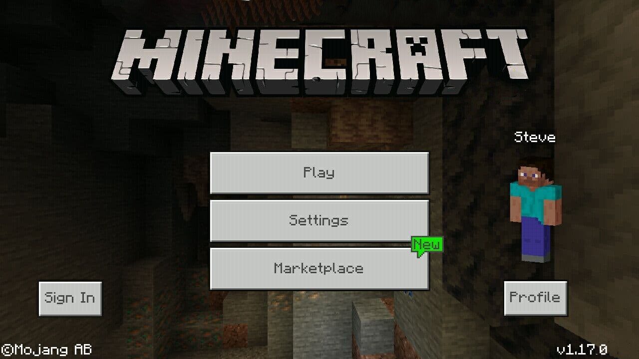 Minecraft PE 1.17.0