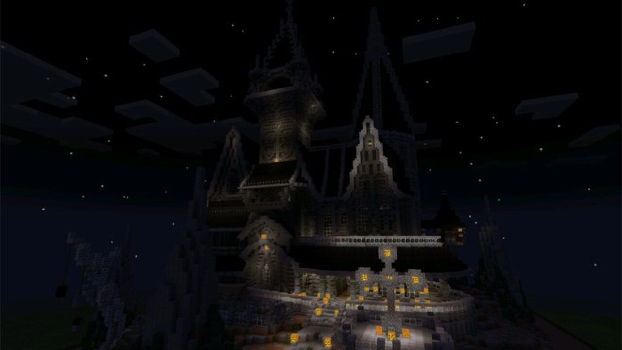 Dark Location from Castle Map for Minecraft PE