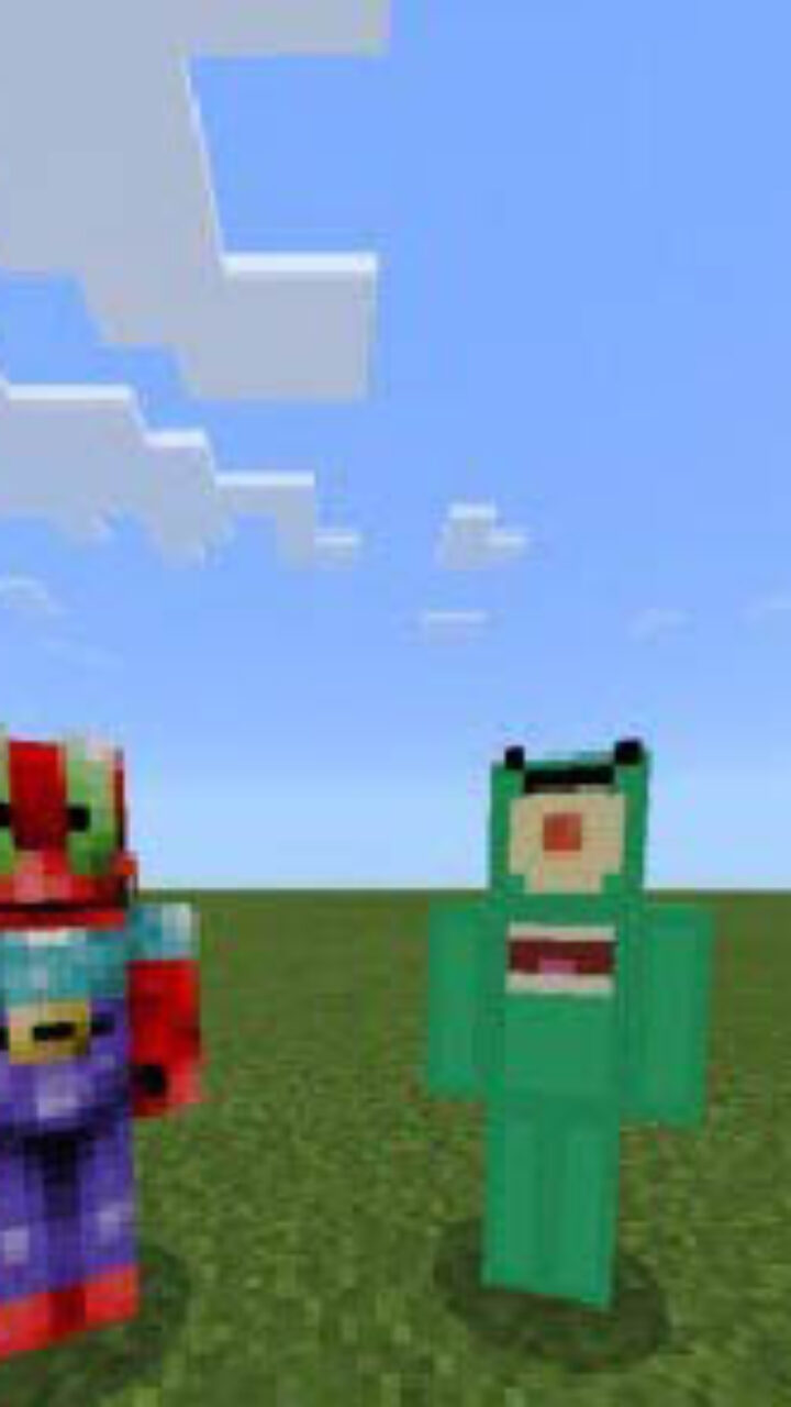 Bad Characters from Sponge Bob Mod for Minecraft PE