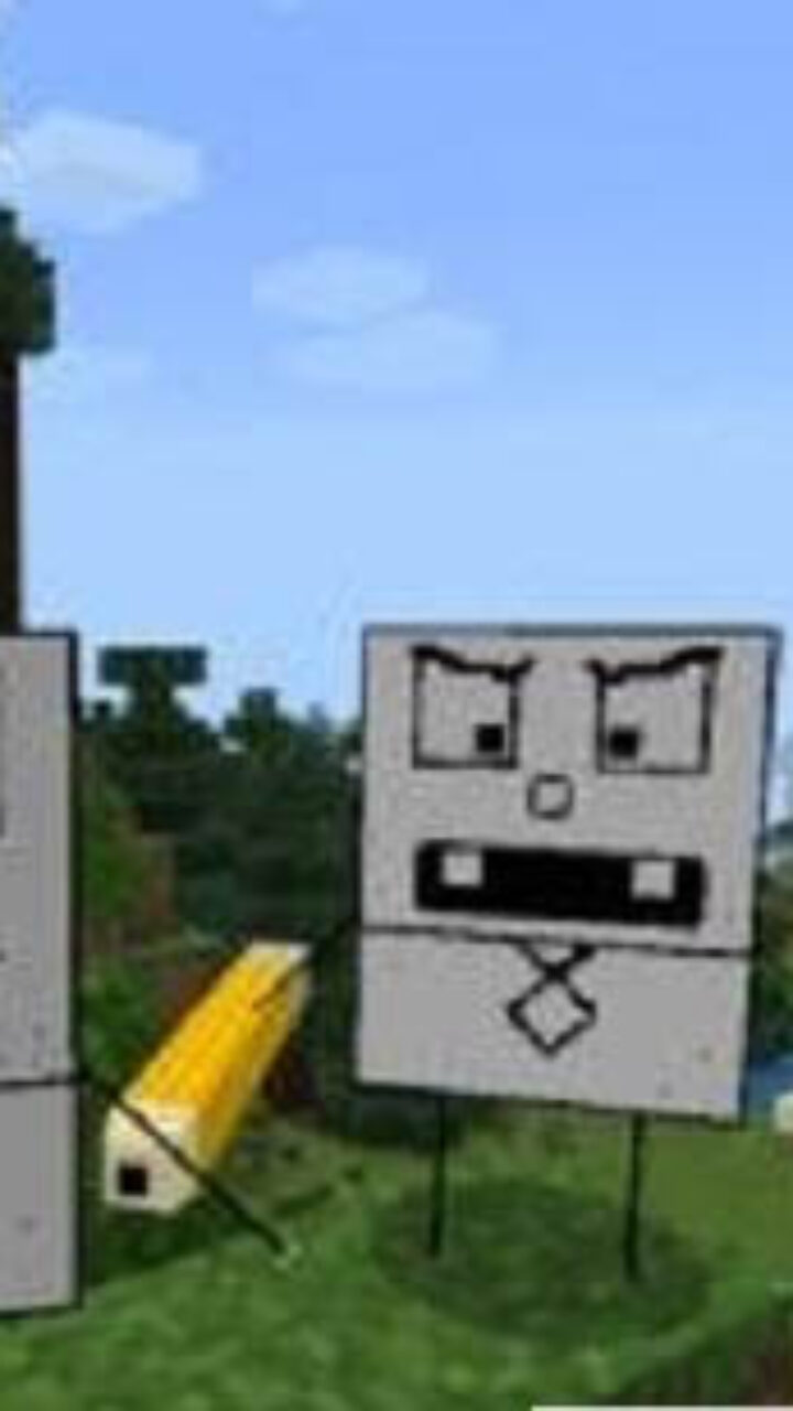 Mobs from Sponge Bob Mod for Minecraft PE