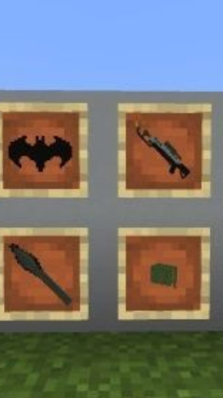 Gun from Gun Mod for Minecraft PE