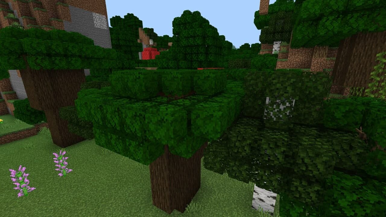 Better Leaves Block from 3D Texture Pack for Minecraft PE