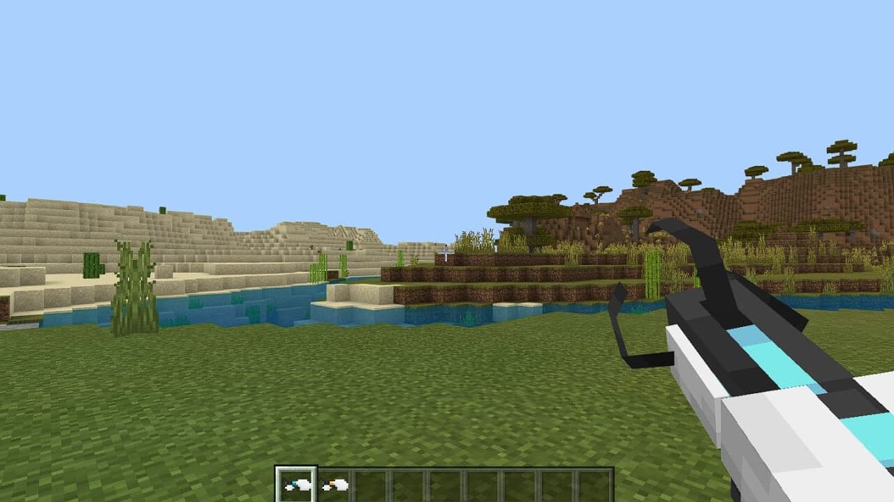 3D Weapons Mod for Minecraft PE