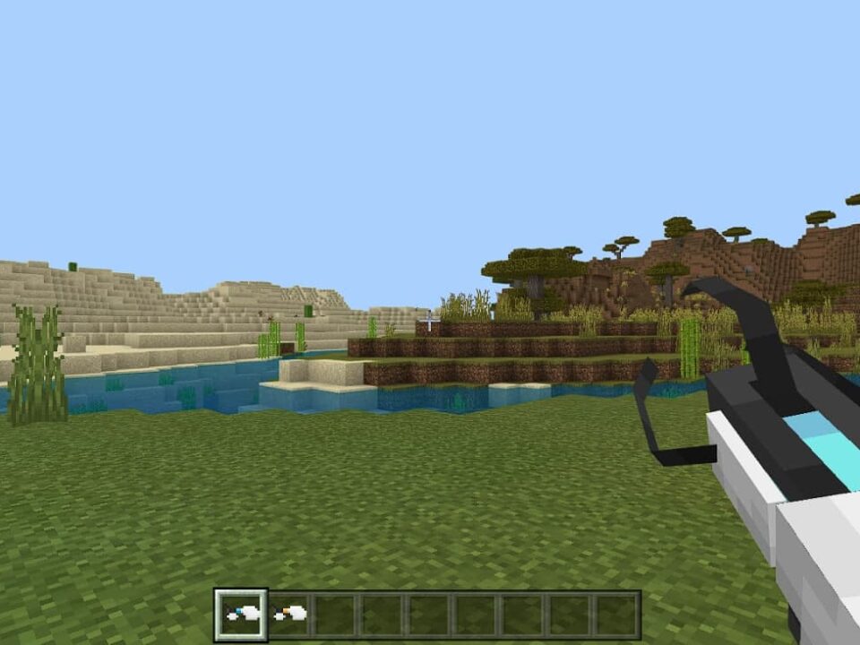 3D Weapons Mod for Minecraft PE