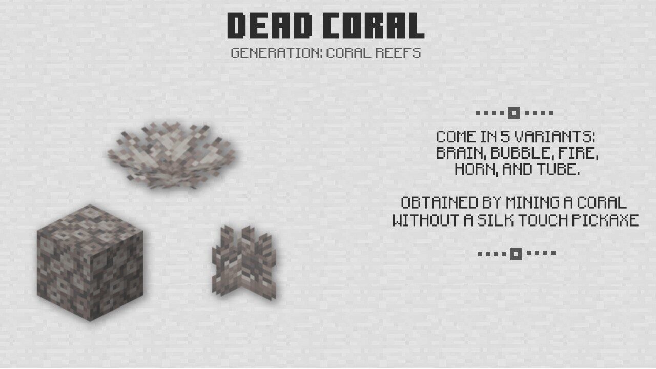 Dead coral