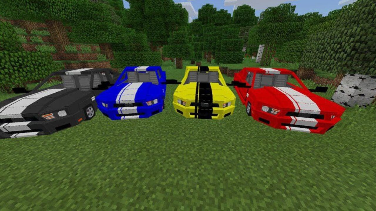 Ford Mustang 2010 in Minecraft PE