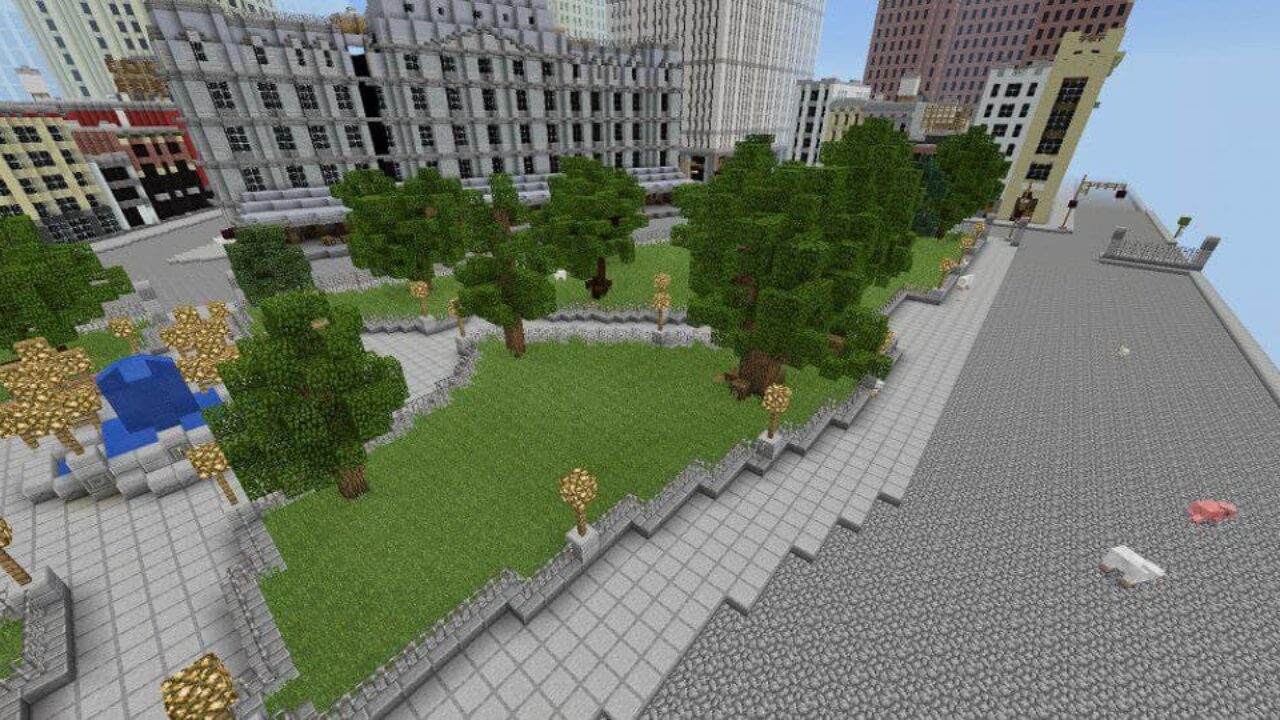 New York city in Minecraft PE