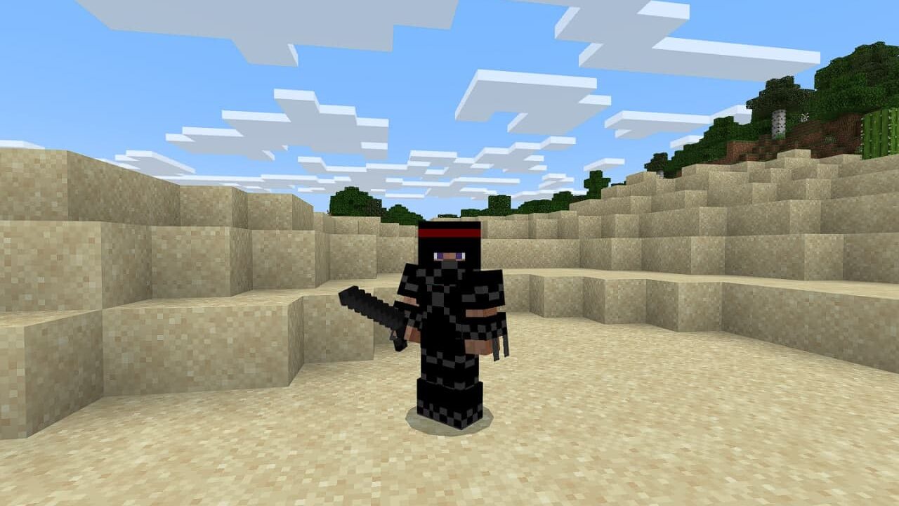 Ninja Mod for Minecraft PE