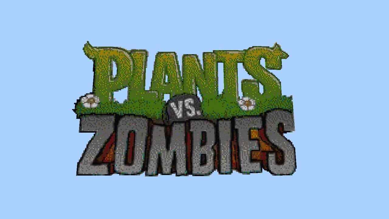 Plants vs Zombies Map for Minecraft PE