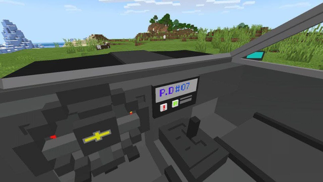 Police car in Minecraft PE