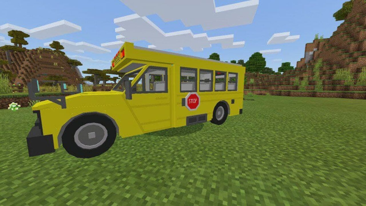 School Bus in Minecraft PE