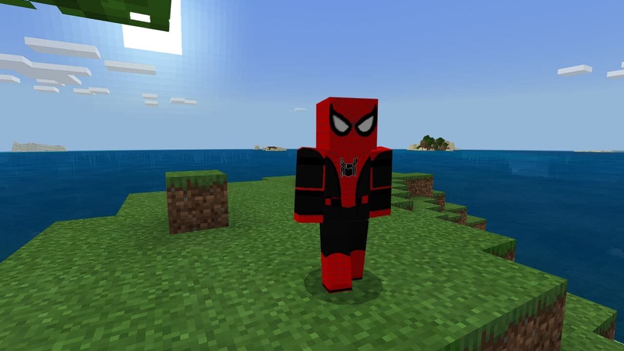 Spiderman in Minecraft PE