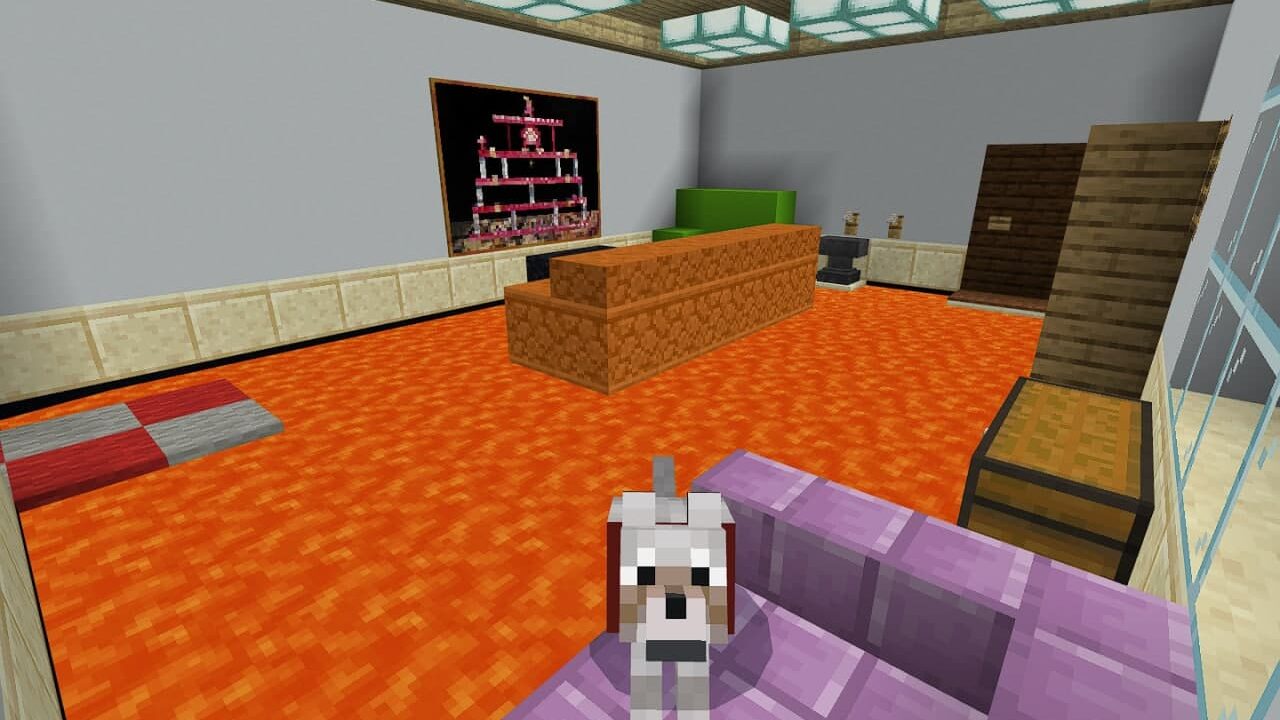 The Floor is Lava Map for Minecraft PE