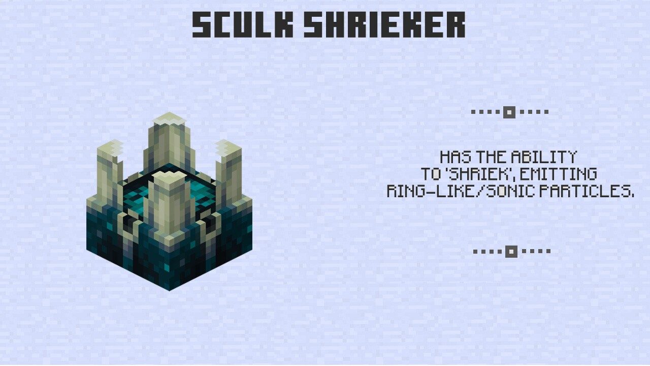 Sculk Shrieker in Minecraft PE