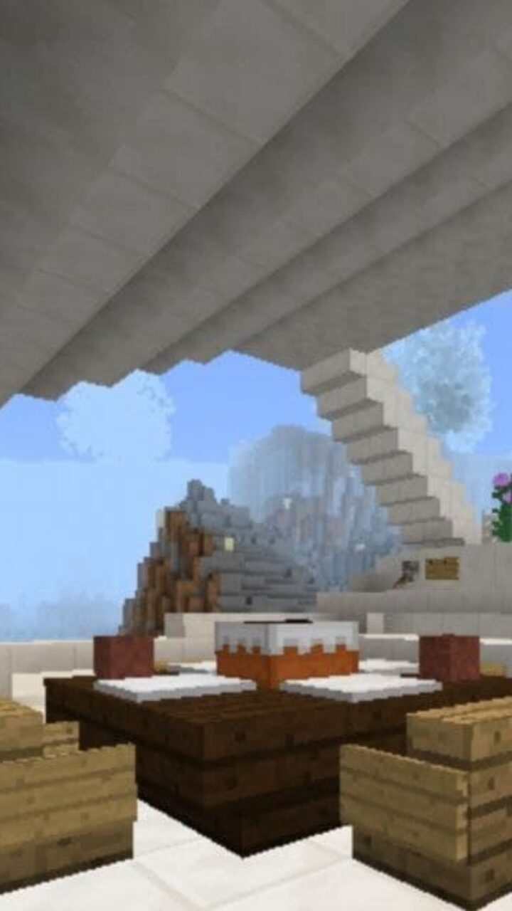 Balcony from Modern House for Minecraft PE