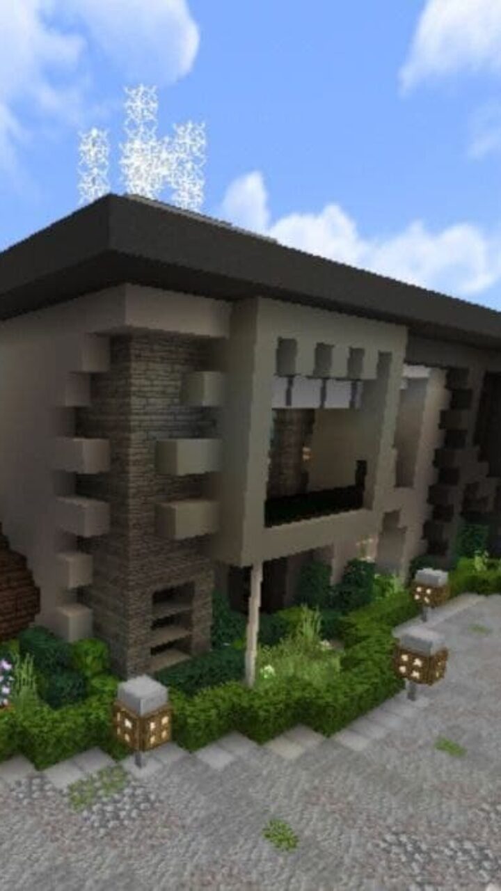 Villa from Big House Map for Minecraft PE