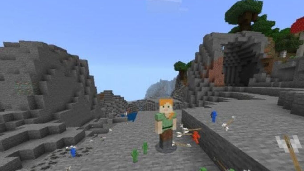 Toy Soldiers from Clay Soldiers Mod for Minecraft PE