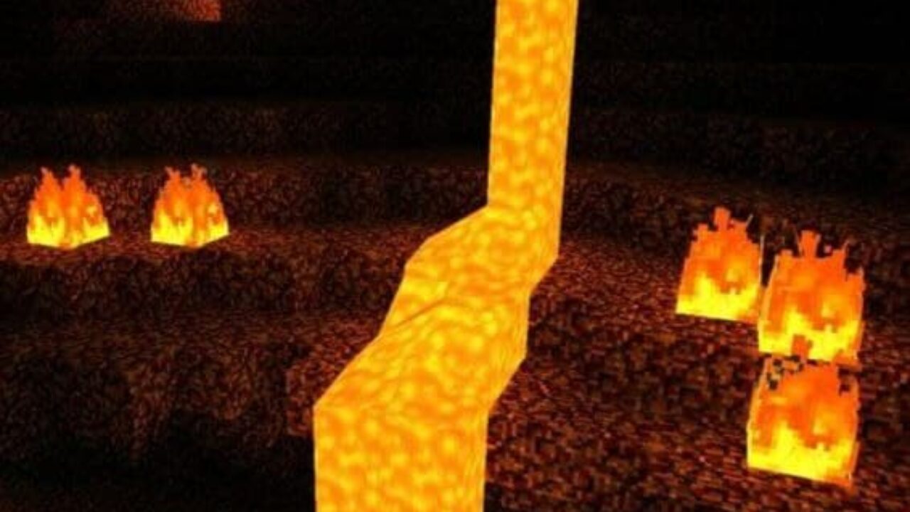 Lava from Seus Shaders for Minecraft PE