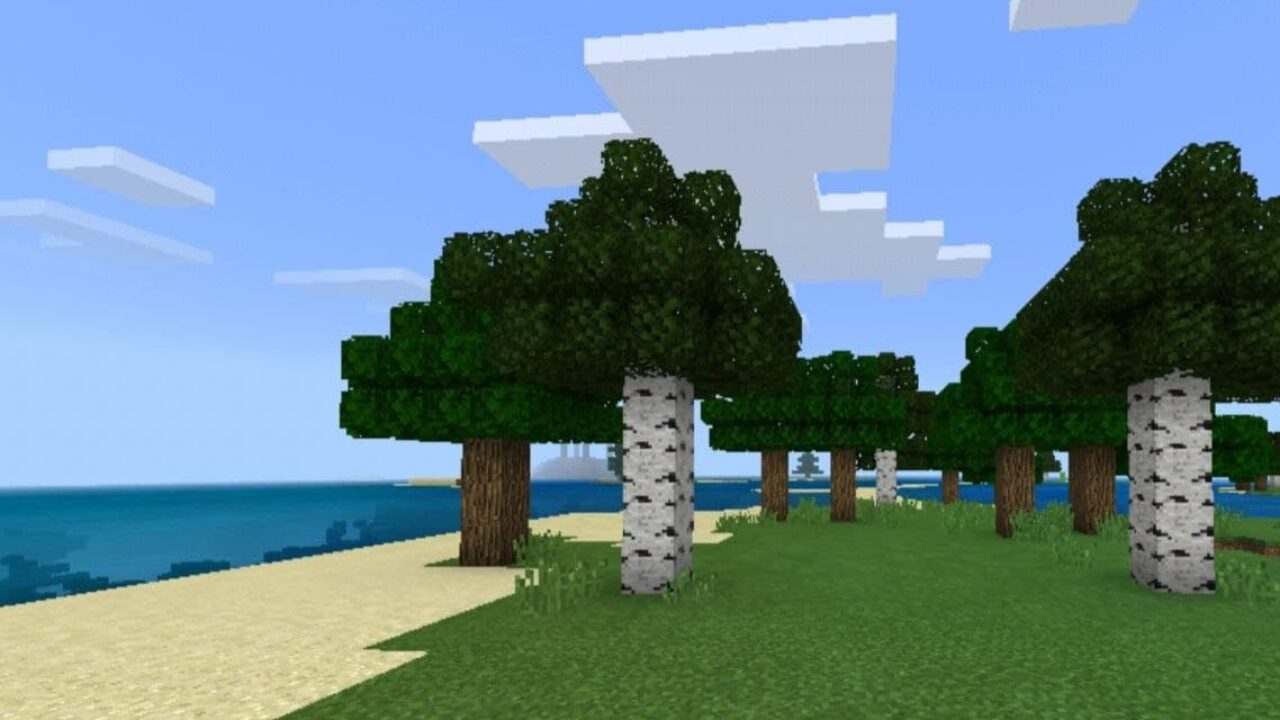 Trees from Better Foliage Mod for Minecraft PE