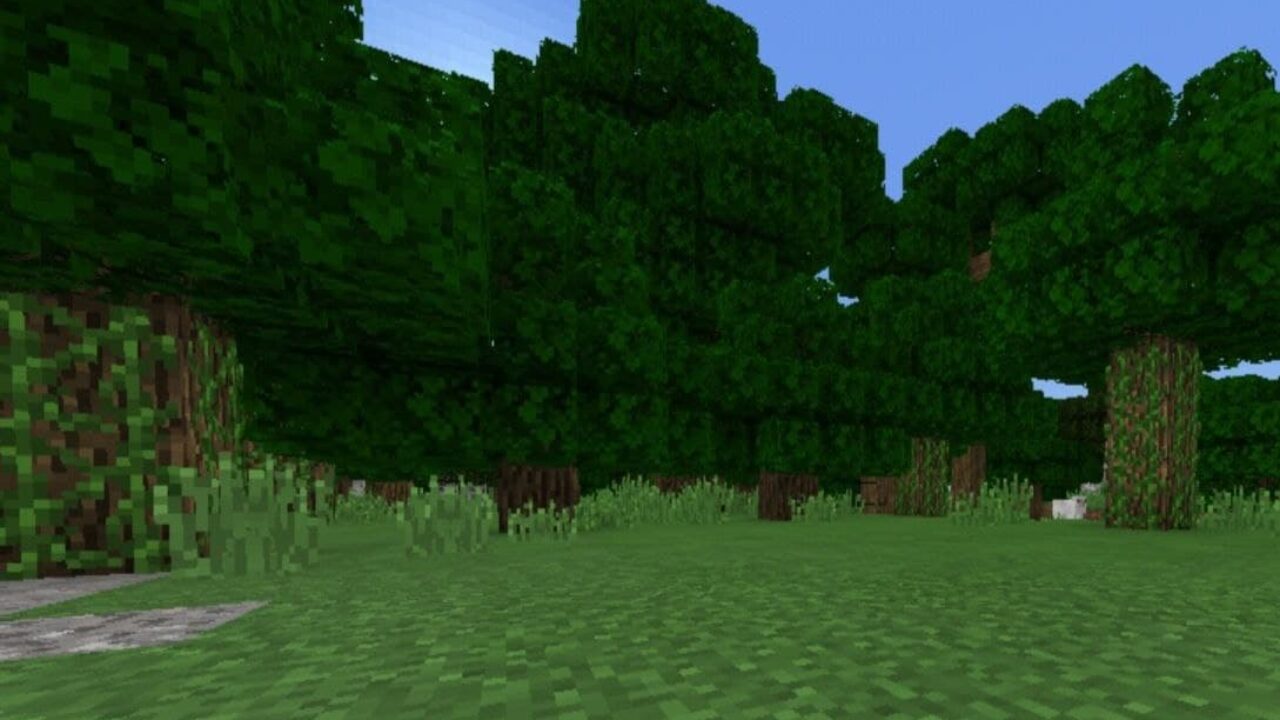 Forest from Better Foliage Mod for Minecraft PE