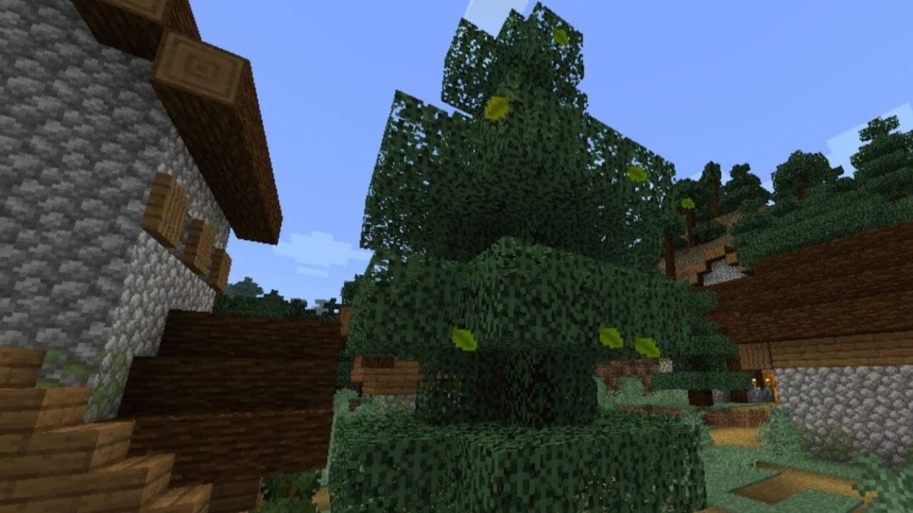 Leaves from Better Foliage Mod for Minecraft PE