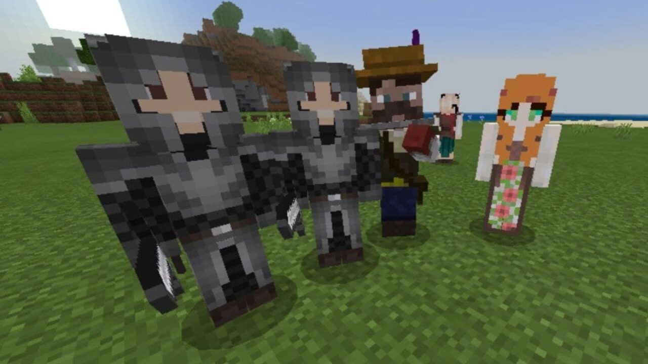 Guard Villager from Villagers Comes Alive Mod Minecraft PE