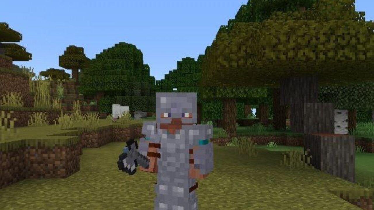 Vibranium Armor from Expansive Biomes Mod for Minecraft PE