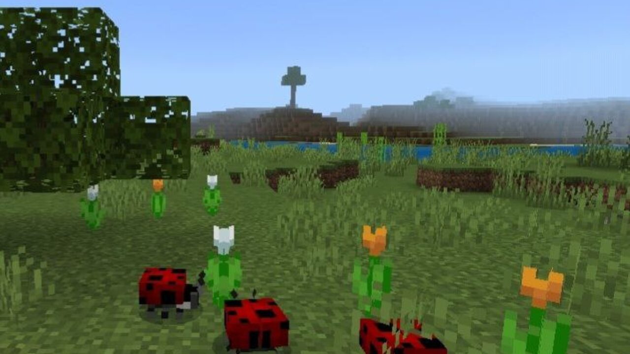 Ladybugs from Biome Randomizer for Minecraft PE