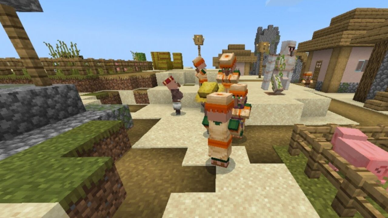 Villagers sounds from Ambient Sounds Mod for Minecraft PE