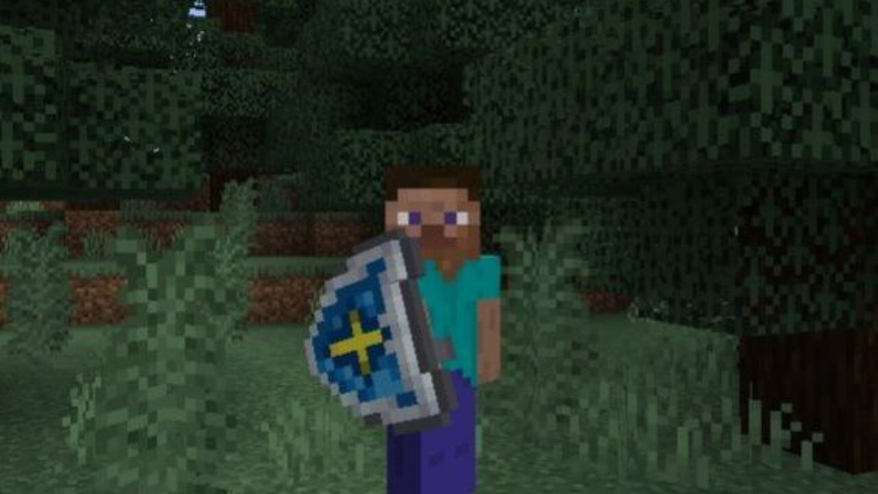 Cobalt Shield from Terraria Shields for Minecraft PE