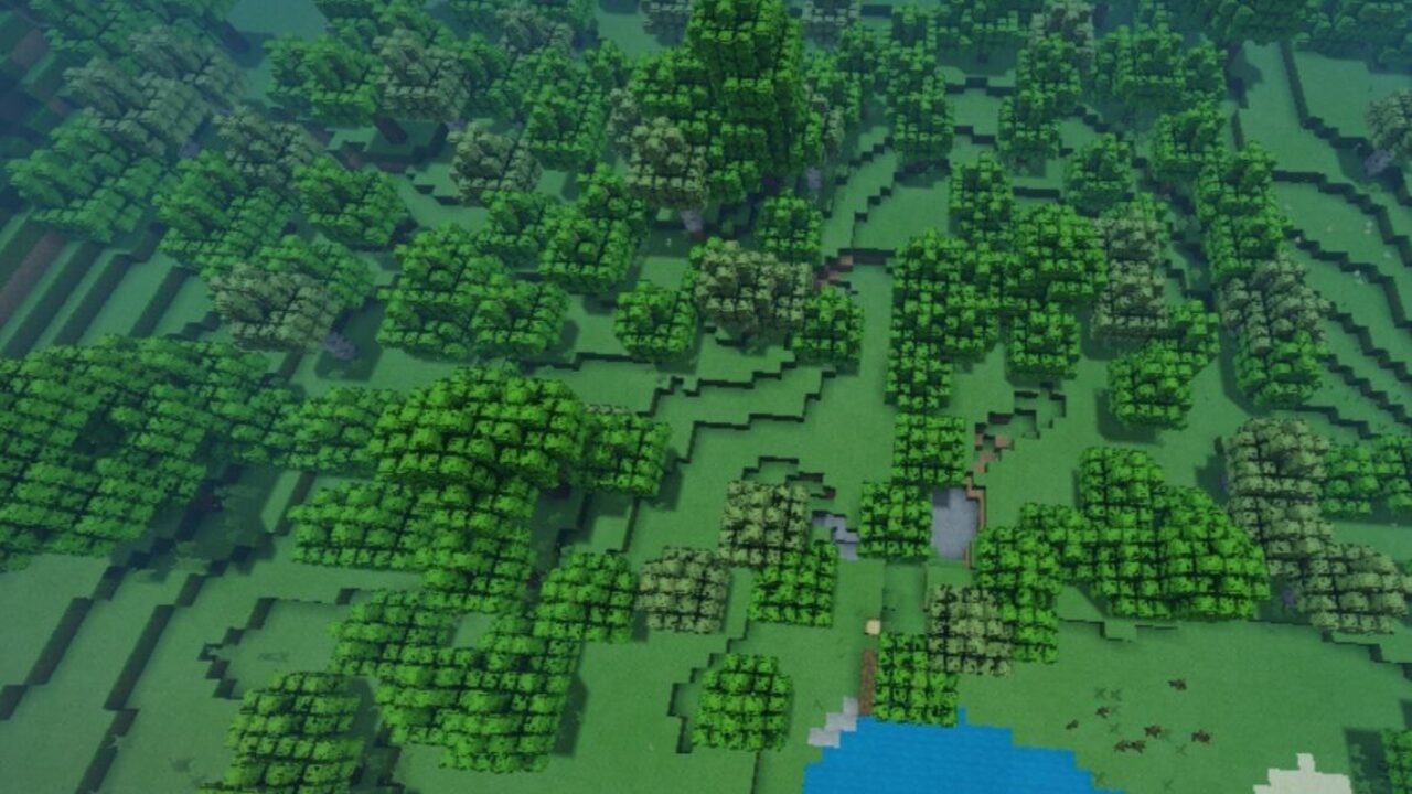 Forest from Real Life Texture Pack for Minecraft PE