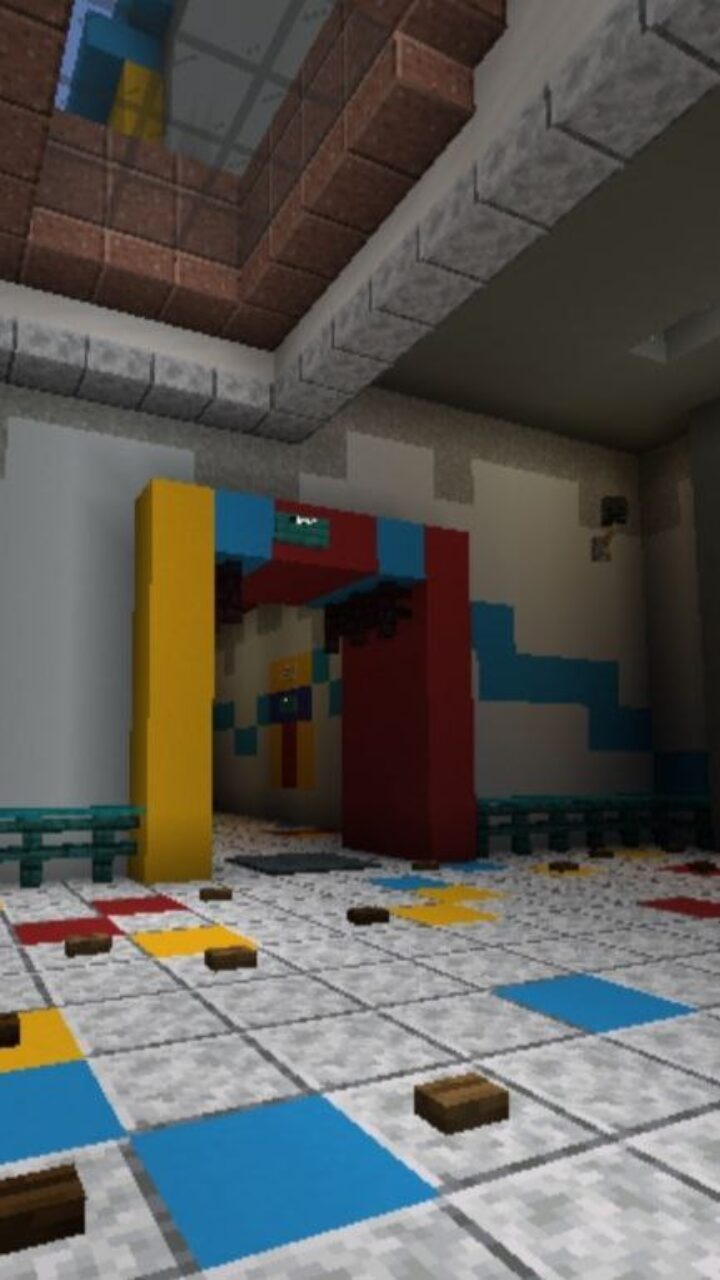 Room from Huggy Wuggy Map for Minecraft PE