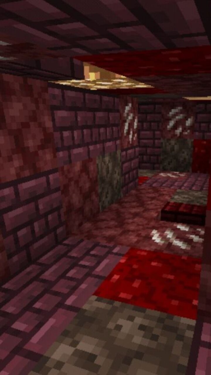 Maze from Nether Map for Minecraft PE